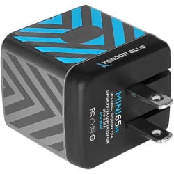 Kondor Blue - Carregador de parede 65W USB-C PD Brick