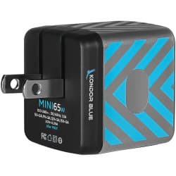 Kondor Blue - Carregador de parede 65W USB-C PD Brick