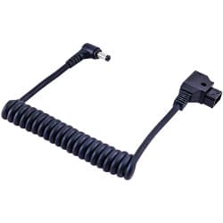 Aputure - Cabo de alimentação DC Barrel de 5,5 mm com trava D-Tap para STORM 80c