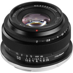 TTArtisan - Lente 50mm f/2 para Sony E (Black)
