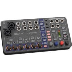 Zoom - LiveTrak L-6 Mixer digital portátil de 6 canais e gravador multitrack
