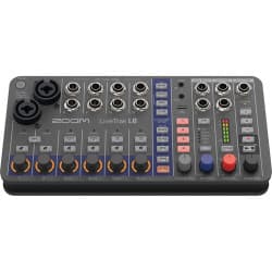 Zoom - LiveTrak L-6 Mixer digital portátil de 6 canais e gravador multitrack