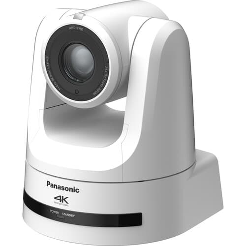 Panasonic - Câmera PTZ  4K NDI Pro 12G-SDI/HDMI com 24x Optical Zoom (White)