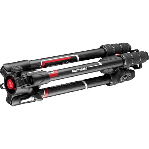 Manfrotto - Tripé de fibra de carbono Befree GT XPRO com cabeça esférica central 496