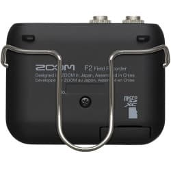 Zoom - Gravador de campo portátil ultracompacto com microfone de lapela F2