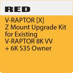 RED - Kit de atualização de montagem Z DIGITAL CINEMA V-RAPTOR [X]