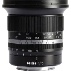 NiSi - Lente 15mm f/4 Sunstar ASPH para Leica L (Black)
