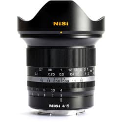 NiSi - Lente 15mm f/4 Sunstar ASPH para Leica L (Black)