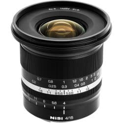 NiSi - Lente 15mm f/4 Sunstar ASPH para Leica L (Black)