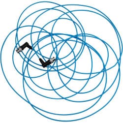 Kondor Blue - Cabo BNC Ultra-Thin 6G-SDI Right-Angle (7,6 m)