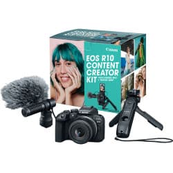 Canon - Kit Câmera EOS R10 com lente de 18-45mm