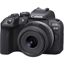 Canon - Câmera EOS R10 Mirrorless com lente de 18-45 mm