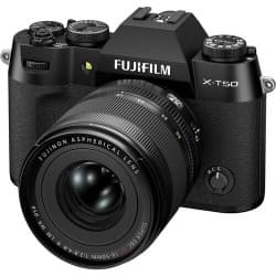 Fujifilm - Câmera Mirrorless X-T50 com lente XF 16-50mm f/2.8-4.8 (Black)