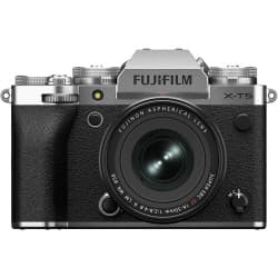 Fujifilm - Câmera Mirrorless X-T5 com lente XF 16-50mm f/2.8-4.8 (Silver)
