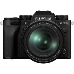 Fujifilm -  Câmera Mirrorless X-T5 com lente 16-80mm f/4 (Black)