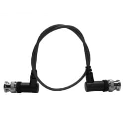 Kondor Blue - Cabo BNC 3G-SDI ultrafino em ângulo reto (40,6 cm/Black)