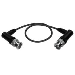 Kondor Blue - Cabo BNC 3G-SDI ultrafino em ângulo reto (30,5cm/Black)