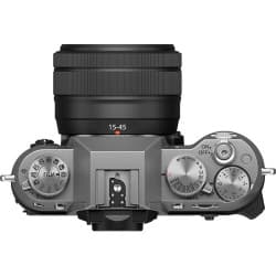 Fujifilm - Câmera Mirrorless X-T50 com lente 15-45 mm f/3.5-5.6 (Silver)