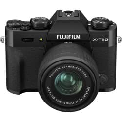 Fujifilm - Câmera Mirrorless X-T30 II com 15-45mm f/3.5-5.6 (Black)