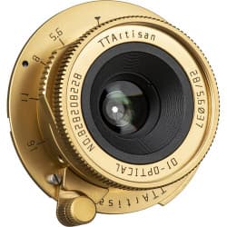 TTArtisan - Lente 28mm f/5.6 Leica M (Gold)