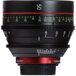 Canon - Lente CN-E 50mm T1.3 L F Cinema Prime (EF Mount)