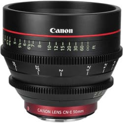 Canon - Lente CN-E 50mm T1.3 L F Cinema Prime (EF Mount)