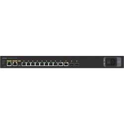 Netgear - AV Line M4250 GSM4212P 8 portas Gigabit  com switch AV gerenciado com SFP (125 W)