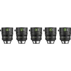 NiSi AUREUS PRIME - Kit 5 Lentes T1.4 Cinema (ARRI PL)