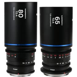 Laowa - Nanomorph S35 Prime 2-Lens Bundle (65mm,80mm) (Blue) Sony E