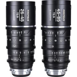 Laowa - Proteus Zoom 2X Anamorphic 2-Lens Bundle (26-45mm, 45-85mm) -Silver (Feet) Arri PL (Default) + EF