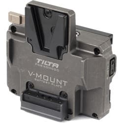 Tilta - Adaptador de bateria Dual Canon BP para V-Mount Plate RED KOMODO (Vertical, Tactical Gray)