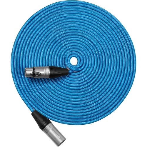 Kondor Blue - Cabo de áudio 3-Pin XLR Male para 3-Pin XLR Female (25') - imagem 2
