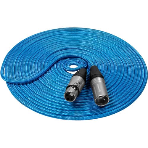 Kondor Blue - Cabo de áudio 3-Pin XLR Male para 3-Pin XLR Female (25') - imagem 3