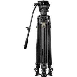 Tilta - Cabeça fluida CT12 75mm Cine de fibra de carbono 2-Stage One-Touch (26.5 lb, Space Gray)