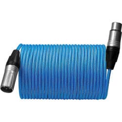 Kondor Blue - Cabo de áudio 3-Pin XLR Male para 3-Pin XLR Female (25')