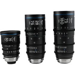 Laowa - Ranger FF (16-30mm,28-75mm, 75-180mm) Cine Lens 3-Lens Bundle Arri PL (Default) + EF