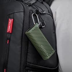 Pgytech - Case para leitor de cartão de alta velocidade CreateMate (Moss Green)