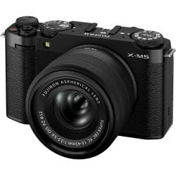 FUJIFILM - Câmera Mirrorless X-M5 com lente XC 15-45mm f/3.5-5.6 (Black)
