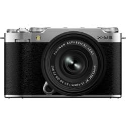 FUJIFILM - Câmera Mirrorless X-M5 com lente XC 15-45mm f/3.5-5.6 (Silver)