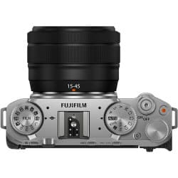 FUJIFILM - Câmera Mirrorless X-M5 com lente XC 15-45mm f/3.5-5.6 (Silver)