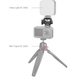 SmallRig - Swivel and Tilt Adjustable Monitor Support with Cold Shoe
