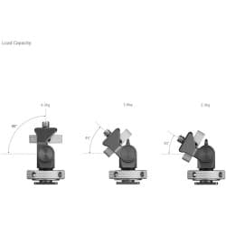 SmallRig - Swivel and Tilt Adjustable Monitor Support with Cold Shoe