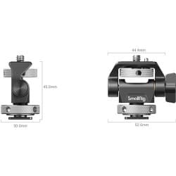 SmallRig - Swivel and Tilt Adjustable Monitor Support with Cold Shoe