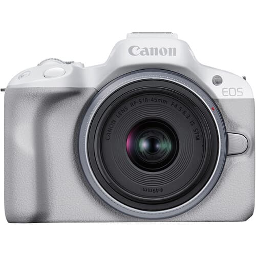 Canon - EOS R50 Mirrorless Camera with 18-45mm Lens (White) - imagem 10