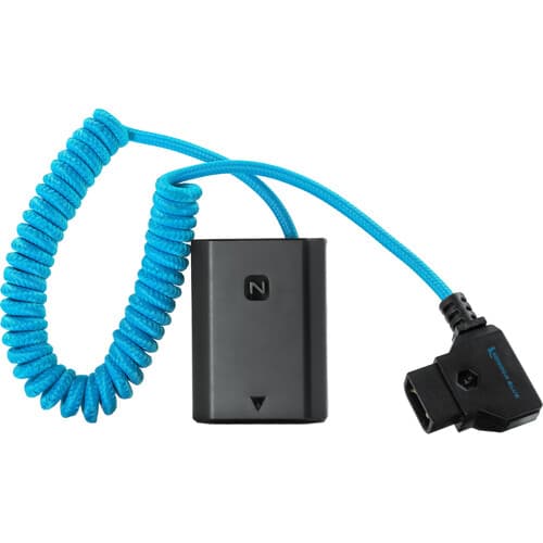 Kondor Blue - D-Tap to Sony A7SIII/A7IV NP-FZ100 cabo de bateria dummy (Kondor Blue)