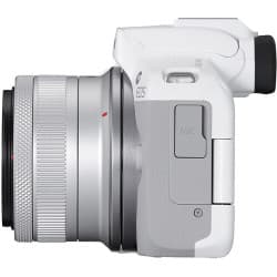 Canon - EOS R50 Mirrorless Camera with 18-45mm Lens (White)