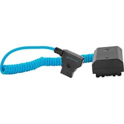 Kondor Blue - D-Tap to Sony A7SIII/A7IV NP-FZ100 cabo de bateria dummy (Kondor Blue)