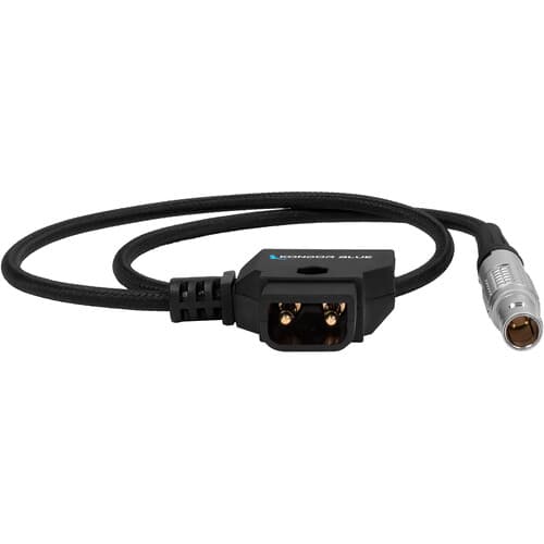 Kondor Blue - D-TAP to LEMO 2-Pin 0B macho cabo de alimentação (Straight)(Black)