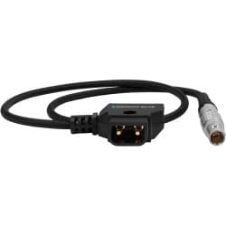 Kondor Blue - D-TAP to LEMO 2-Pin 0B macho cabo de alimentação (Straight)(Black)