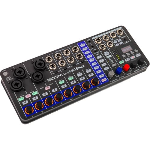 Zoom LiveTrak L6max body compacto lateral